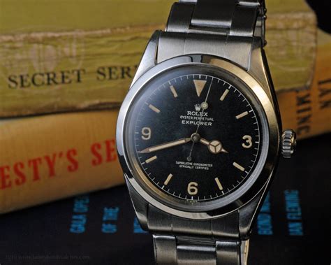 ian fleming rolex explorer matt dial|james bond Rolex.